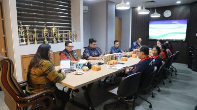 Kunjungan Ketua Yayasan Sayang Anak Indonesia Kepulauan Riau sekaligus TBM Sayang Anak (foto : hms)