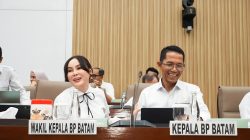 Kepala BP Batam, Amsakar Achmad dan Wakil Kepala BP Batam, Li Claudia Chandra (foto : hms)