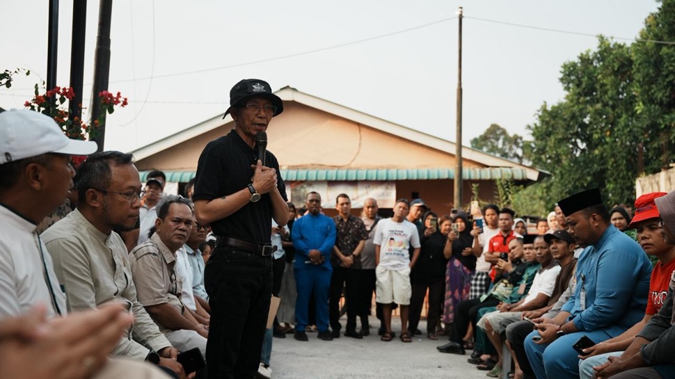 Kepala BP Batam Kunjungi Warga Sei Lekop (foto : hms)