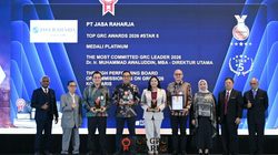 Konsisten Terapkan GRC, Jasa Raharja Raih Empat Penghargaan di Ajang TOP GRC Awards 2026