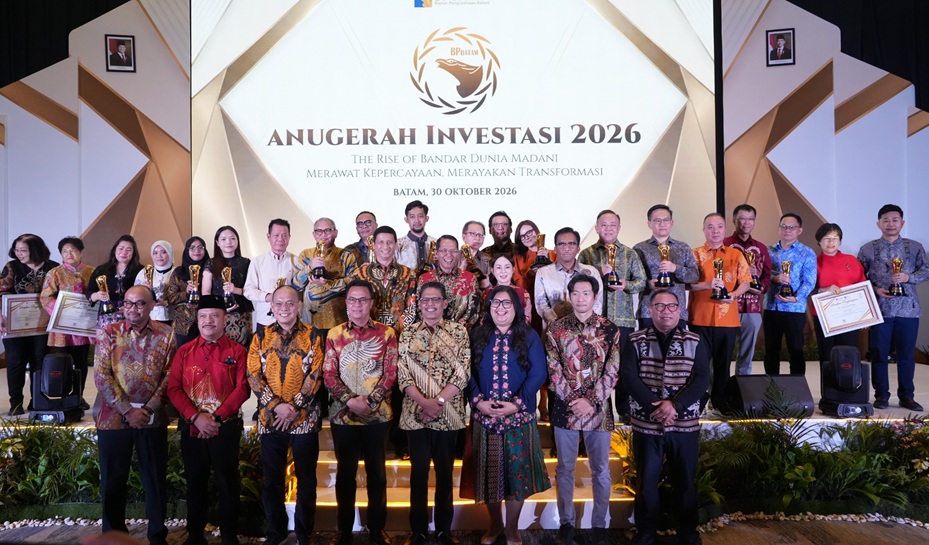 Penyelenggaraan Anugerah Investasi 2026 BP Batam (foto : hms)
