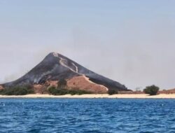 Kebakaran di Pulau Kenawa NTB, Savana Hangus